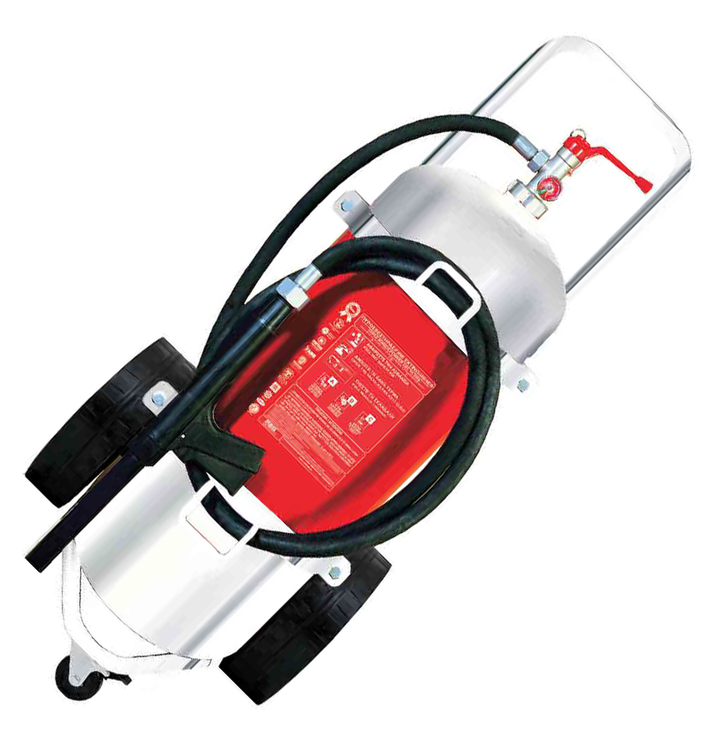 MBK10-250AF-W1SS Extincteur Mobile de 25Lt à Eau avec additif INOX