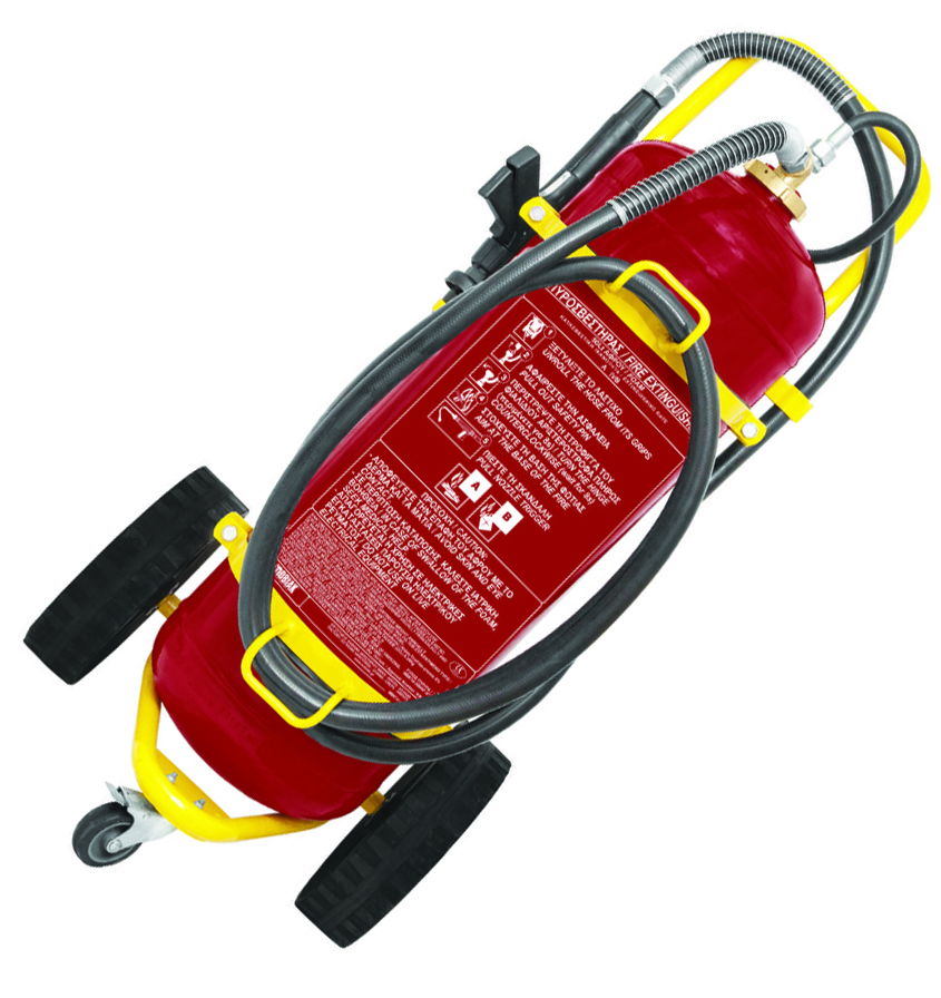MBK14-250AF-EXT Extincteur BSI chariot, mousse 25Lt